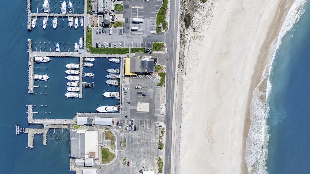 Aerial Overview of Hampton Bays Tournament Area